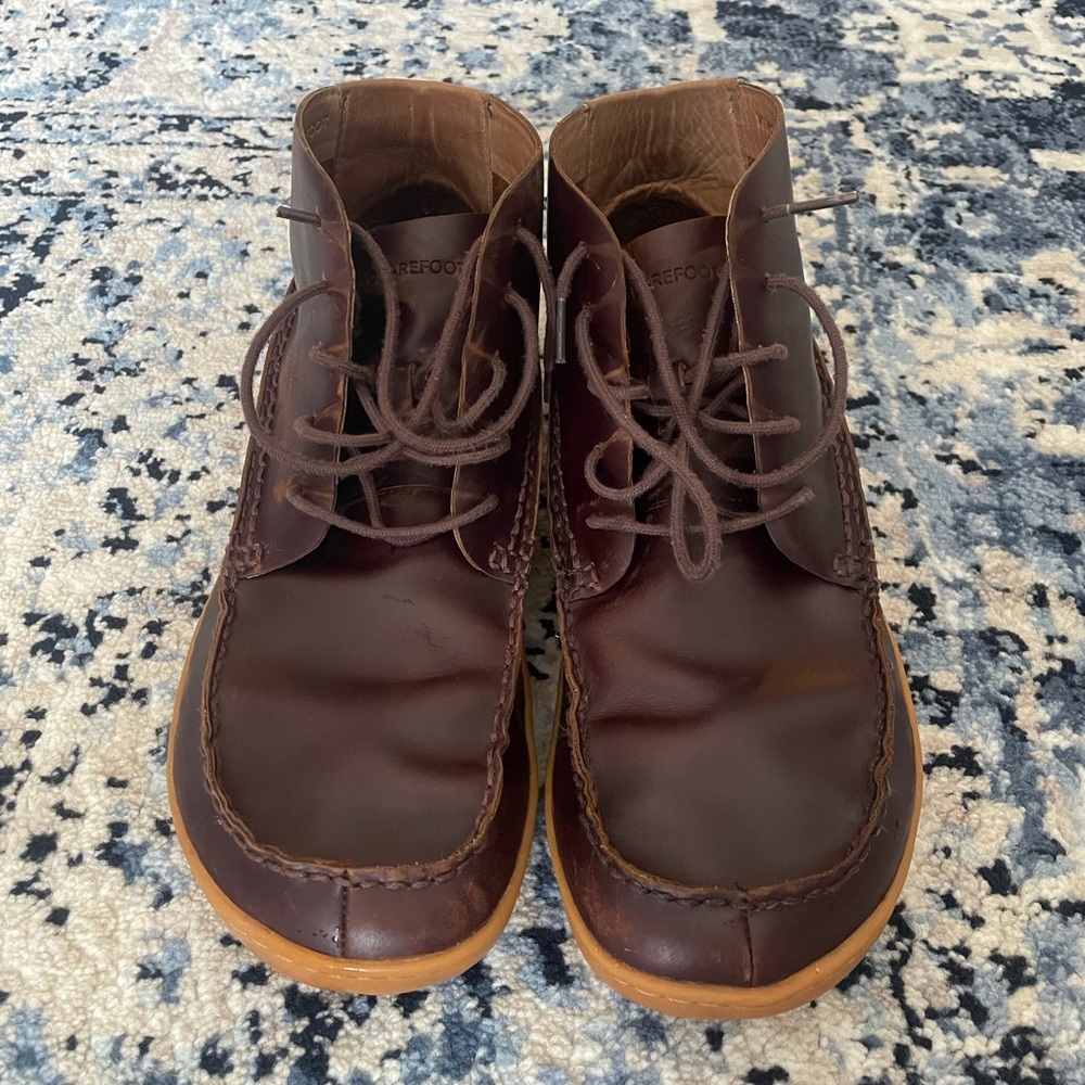 Vivobarefoot Mens Trainers Gobi Mocc Casual Lace-Up Moccasin Boots Leather
